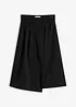 Gonna midi in misto viscosa, bonprix