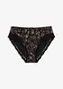 Slip alto con stampa lucente, bonprix