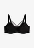 Reggiseno minimizer con strap decorativi glitterati rimovibili, bonprix