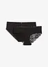 Culotte in pizzo pregiato (pacco da 2), bonprix