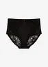Slip a vita alta con effetto glitterato, bonprix