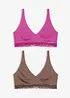 Bralette in modal morbido Feel Comfort (pacco da 2), bonprix