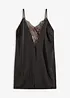 Sottoveste di satin con filato glitterato, bonprix