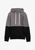 Felpa con cappuccio, slim fit, bonprix