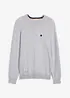 Maglione in filato fine con cotone riciclato, bonprix