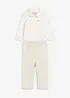 Body e pantaloni in puro cotone biologico (set 2 pezzi), bonprix