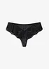 Culotte brasiliana in materiale lucido, bonprix