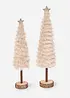 Abeti decorativi (set 2 pezzi), bonprix