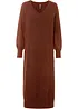 Abito in maglia oversize di media lunghezza, bonprix