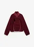 Giacca prémaman 3 in 1 in pile teddy con inserto babywearing, bonprix