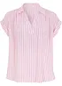 Blusa a maniche corte in viscosa fluente, bonprix