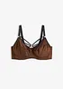 Reggiseno minimizer in tessuto glitterato, bonprix