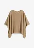 Poncho corto in lana, bonprix