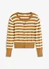 Cardigan in maglia fine a righe, bonprix