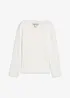 Maglia a maniche lunghe in puro cotone biologico, bonprix