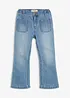 Jeans bootcut, vita media, bonprix