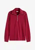 Felpa oversize con mezza zip, bonprix