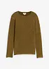 Maglione effetto lavato, slim fit, bonprix