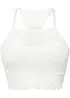 Reggiseno a bustier in pizzo elasticizzato, bonprix