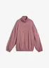 Felpa oversize in cotone biologico, bonprix