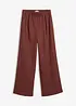 Pantaloni larghi in simil lana, bonprix