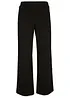 Pantaloni a palazzo  in misto viscosa con elastico in vita, bonprix