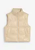 Gilet trapuntato in similpelle, bonprix