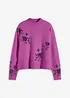 Maglione con ricamo e paillettes, bonprix