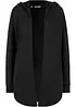 Felpa lunga aperta in misto cotone, bonprix