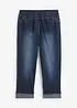 Jeans in cotone slim fit,  vita media, bonprix