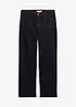 Jeans straight, vita media, bonprix