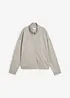Giacca con zip in tessuto effetto neoprene, bonprix