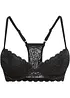 Reggiseno imbottito con spalline olimpioniche e chiusura anteriore, bonprix