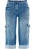 Jeans cargo elasticizzati, a vita media, bonprix