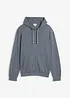 Felpa con zip e cappuccio, bonprix
