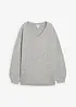 Maglione in filato fine morbido con maniche a palloncino, bonprix