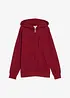 Felpa lunga con zip, bonprix