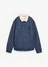 Giacca di jeans con fodera teddy, bonprix