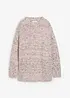 Maglione oversize in filato bouclé, bonprix