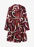 Abito tunica in satin fluente, bonprix