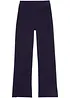 Pantaloni svasati  con spacchi in misto cotone biologico, bonprix