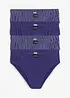 Slip alto con cotone (pacco da 4), bonprix