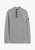 Maglione a collo alto con cotone riciclato, bonprix