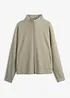 Giacca con zip in tessuto effetto neoprene, bonprix
