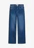 Jeans wide leg a vita alta, bonprix