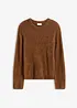 Maglione effetto peluche, bonprix