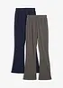 Leggings termici bootcut (pacco da 2), bonprix