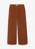 Pantaloni in velluto a coste con cinta comoda, vita alta, bonprix