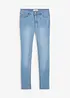 Jeans skinny elasticizzati, vita media, bonprix