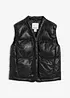 Gilet trapuntato in nappa d'agnello, bonprix
